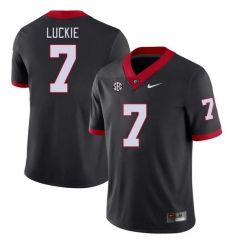 Men #7 Lawson Luckie Georgia Bulldogs College Football Jerseys Stitched-Black Men #7 Lawson Luckie Georgia Bulldogs College Football Jerseys Stitched-Black
