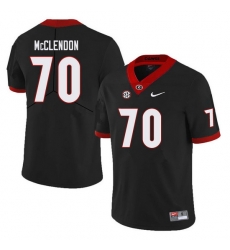 Men #70 Warren McClendon Georgia Bulldogs College Football Jerseys Sale-Black Men #70 Warren McClendon Georgia Bulldogs College Football Jerseys Sale-Black