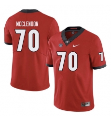 Men #70 Warren McClendon Georgia Bulldogs College Football Jerseys Sale-red Men #70 Warren McClendon Georgia Bulldogs College Football Jerseys Sale-red