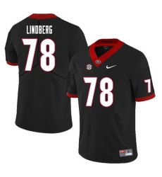 Men #78 Chad Lindberg Georgia Bulldogs College Football Jerseys Sale-Black Men #78 Chad Lindberg Georgia Bulldogs College Football Jerseys Sale-Black