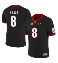 Men #8 Divaad Wilson Georgia Bulldogs College Football Jerseys Sale-Black Men #8 Divaad Wilson Georgia Bulldogs College Football Jerseys Sale-Black