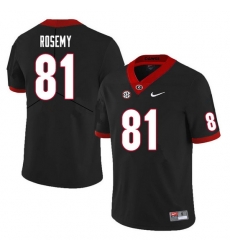 Men #81 Marcus Rosemy Georgia Bulldogs College Football Jerseys Sale-Black Men #81 Marcus Rosemy Georgia Bulldogs College Football Jerseys Sale-Black