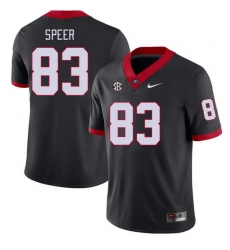 Men #83 Cole Speer Georgia Bulldogs College Football Jerseys Stitched-Black Men #83 Cole Speer Georgia Bulldogs College Football Jerseys Stitched-Black