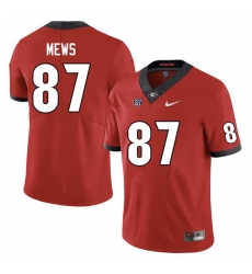 Men #87 Mekhi Mews Georgia Bulldogs College Football Jerseys Sale-Red Anniversary Men #87 Mekhi Mews Georgia Bulldogs College Football Jerseys Sale-Red Anniversary