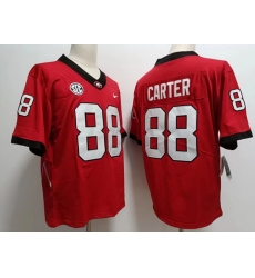 Men #88 Jalen Carter Georgia Bulldogs College Football Jerseys Sale-Red Men #88 Jalen Carter Georgia Bulldogs College Football Jerseys Sale-Red