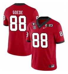Men #88 Ryland Goede Georgia Bulldogs 2022-23 CTP National Championship Football Jerseys Men #88 Ryland Goede Georgia Bulldogs 2022-23 CTP National Championship Football Jerseys