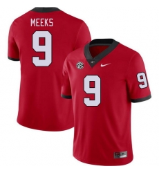 Men #9 Jackson Meeks Georgia Bulldogs College Football Jerseys Stitched-Red Men #9 Jackson Meeks Georgia Bulldogs College Football Jerseys Stitched-Red