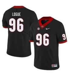 Men #96 Zion Logue Georgia Bulldogs College Football Jerseys Sale-Black Men #96 Zion Logue Georgia Bulldogs College Football Jerseys Sale-Black