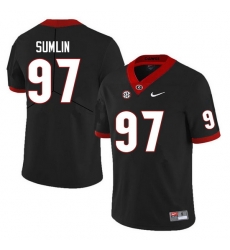Men #97 Matthew Sumlin Georgia Bulldogs College Football Jerseys Sale-Black Anniversary Men #97 Matthew Sumlin Georgia Bulldogs College Football Jerseys Sale-Black Anniversary