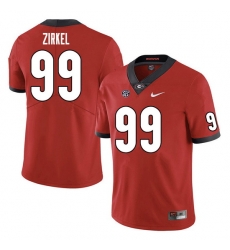 Men #99 Jared Zirkel Georgia Bulldogs College Football Jerseys Sale-Red Men #99 Jared Zirkel Georgia Bulldogs College Football Jerseys Sale-Red