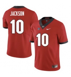 Men Georgia Bulldogs #10 Kearis Jackson College Football Jerseys Sale-Red Men Georgia Bulldogs #10 Kearis Jackson College Football Jerseys Sale-Red