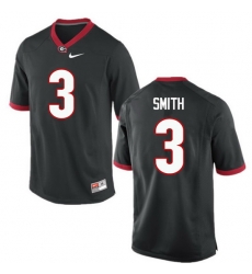 Men Georgia Bulldogs #3 Roquan Smith College Football Jerseys-Black Men Georgia Bulldogs #3 Roquan Smith College Football Jerseys-Black