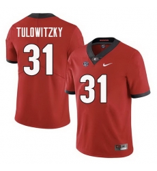 Men Georgia Bulldogs #31 Reid Tulowitzky College Football Jerseys Sale-Red Men Georgia Bulldogs #31 Reid Tulowitzky College Football Jerseys Sale-Red