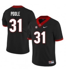 Men Georgia Bulldogs #31 William Poole College Football Jerseys Sale-Black Men Georgia Bulldogs #31 William Poole College Football Jerseys Sale-Black