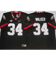 Men Georgia Bulldogs #34 Herschel Walker College Football Jerseys Black Men Georgia Bulldogs #34 Herschel Walker College Football Jerseys Black