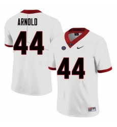 Men Georgia Bulldogs #44 Evan Arnold College Football Jerseys Sale-White Men Georgia Bulldogs #44 Evan Arnold College Football Jerseys Sale-White