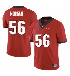 Men Georgia Bulldogs #56 Oren Morgan College Football Jerseys Sale-Red Men Georgia Bulldogs #56 Oren Morgan College Football Jerseys Sale-Red
