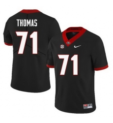 Men Georgia Bulldogs #71 Andrew Thomas College Football Jerseys Sale-Black Men Georgia Bulldogs #71 Andrew Thomas College Football Jerseys Sale-Black