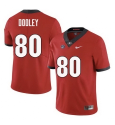 Men Georgia Bulldogs #80 J.T. Dooley College Football Jerseys Sale-Red Men Georgia Bulldogs #80 J.T. Dooley College Football Jerseys Sale-Red