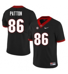 Men Georgia Bulldogs #86 Wix Patton College Football Jerseys Sale-Black Men Georgia Bulldogs #86 Wix Patton College Football Jerseys Sale-Black