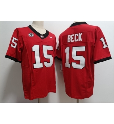 Men Women Youth Georgia Bulldogs #15 Carson Beck Red 2023 F U S E College Football Jerseys Men Women Youth Georgia Bulldogs #15 Carson Beck Red 2023 F U S E College Football Jerseys