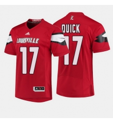 Louisville Cardinals James Quick College Football Red Jersey Louisville Cardinals James Quick College Football Red Jersey