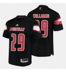 Louisville Cardinals Malik Williams College Football Black Jersey Louisville Cardinals Malik Williams College Football Black Jersey