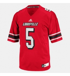 Louisville Cardinals Teddy Bridgewater College Football Red Jersey Louisville Cardinals Teddy Bridgewater College Football Red Jersey