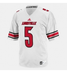 Louisville Cardinals Teddy Bridgewater College Football White Jersey Louisville Cardinals Teddy Bridgewater College Football White Jersey