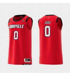 Men Louisville Cardinals Akoy Agau Red Replica College Basketball Jersey Men Louisville Cardinals Akoy Agau Red Replica College Basketball Jersey