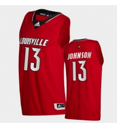 Men Louisville Cardinals David Johnson College Basketball Red Swingman 2020 21 Jersey Men Louisville Cardinals David Johnson College Basketball Red Swingman 2020 21 Jersey
