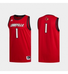 Men Louisville Cardinals Red Swingman Basketball Jersey Men Louisville Cardinals Red Swingman Basketball Jersey