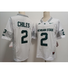 Michigan State Spartans #2 Aidan Chiles White F U S E Jersey Michigan State Spartans #2 Aidan Chiles White F U S E Jersey