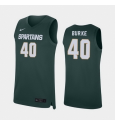 Michigan State Spartans Braden Burke Green Replica Men'S Jersey Michigan State Spartans Braden Burke Green Replica Men'S Jersey