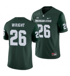 Michigan State Spartans Brandon Wright Green College Football Men'S Jersey Michigan State Spartans Brandon Wright Green College Football Men'S Jersey