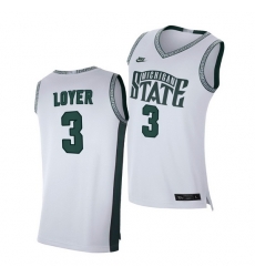 Michigan State Spartans Foster Loyer White Limited Retro Michigan State Spartans Jersey Michigan State Spartans Foster Loyer White Limited Retro Michigan State Spartans Jersey