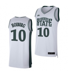 Michigan State Spartans Jack Hoiberg White Retro Limited Men'S Jersey Michigan State Spartans Jack Hoiberg White Retro Limited Men'S Jersey