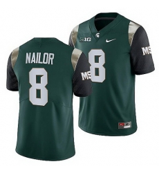 Michigan State Spartans Jalen Nailor Green College Football Men Jersey Michigan State Spartans Jalen Nailor Green College Football Men Jersey