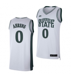 Michigan State Spartans Kyle Ahrens White Retro Limited Men'S Jersey Michigan State Spartans Kyle Ahrens White Retro Limited Men'S Jersey