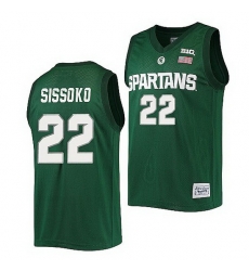 Michigan State Spartans Mady Sissoko Green Alumni Commemorative Classic Jersey Michigan State Spartans Mady Sissoko Green Alumni Commemorative Classic Jersey