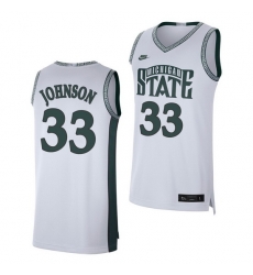 Michigan State Spartans Magic Johnson White Retro Limited Men'S Jersey Michigan State Spartans Magic Johnson White Retro Limited Men'S Jersey