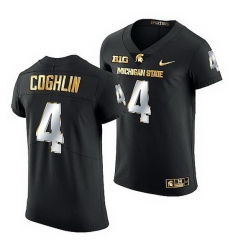 Michigan State Spartans Matt Coghlin 2021 22 Golden Edition Limited Football Black Jersey Michigan State Spartans Matt Coghlin 2021 22 Golden Edition Limited Football Black Jersey