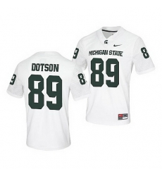 Michigan State Spartans Matt Dotson White Untouchable Men'S Jersey Michigan State Spartans Matt Dotson White Untouchable Men'S Jersey