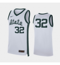 Michigan State Spartans White Retro Replica Men'S Jersey Michigan State Spartans White Retro Replica Men'S Jersey