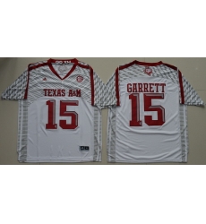 Texas A 26M Aggies 15 Myles Garrett White College Football Jersey Texas A 26M Aggies 15 Myles Garrett White College Football Jersey