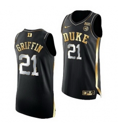 Duke Blue Devils Aj Griffin Black Golden Edition 2021 22Authentic Basketball Jersey Duke Blue Devils Aj Griffin Black Golden Edition 2021 22Authentic Basketball Jersey
