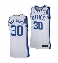 Duke Blue Devils Shayeann Day Wilson White College Basketball 2021 22Limited Jersey Duke Blue Devils Shayeann Day Wilson White College Basketball 2021 22Limited Jersey