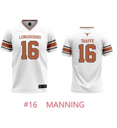 TEXAS MANNING #16 White Stitched NCAA Jersey TEXAS MANNING #16 White Stitched NCAA Jersey