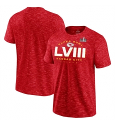 Men Kansas City Chiefs Red Super Bowl LVIII Made It T Shirt Men Kansas City Chiefs Red Super Bowl LVIII Made It T Shirt
