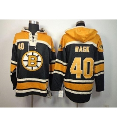 Bruins #40 Tuukka Rask Black Sawyer Hooded Sweatshirt Stitched NHL Jersey Bruins #40 Tuukka Rask Black Sawyer Hooded Sweatshirt Stitched NHL Jersey